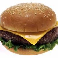 Hähnchen Cheeseburger